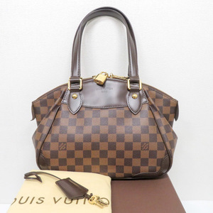 ルイヴィトン LOUIS VUITTON ダミエ ヴェローナPM ハンドバッグ N41117 DU0141 中古美品 [質イコー]