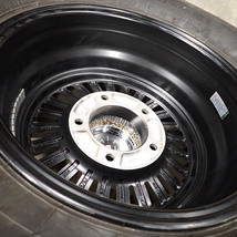 冬4本SET 会社宛 送料無料 235/80R16×6.5J 109Q ダンロップ グラントレック SJ5 DEAN CALIFORNIA アルミ ランクル70 GRJ76K 5穴 NO,C3142_画像3