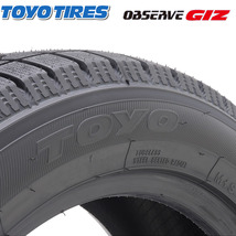 2022年製 新品 4本価格 NO,FK1065 会社宛 送料無料 235/45R17 94T トーヨー OBSERVE GARIT GIZ 冬 ランエボ インプレッサ アウディ_画像3