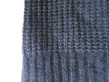 F / BILTOMY 大きいサイズ ざっくり編み セーター 4L ブラック ゆったりサイズ 中古品_画像6