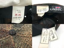 タグ付き KANGOL カンゴール ウール キャップ FC2225 USA製 90S’ヴィンテージ ウールリッチ デッドストック 帽子_画像7