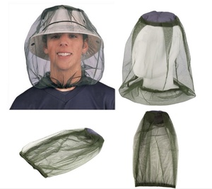 [ free shipping mail service ]③19[ green ] insect repellent net mosquito .. moth repellent . insect face guard guard shield head face insect mesh cover 