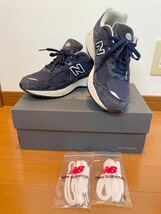 NEW BALANCE / ニューバランス 2002RD ネイビー スエード ML2002RD スニーカー_画像1