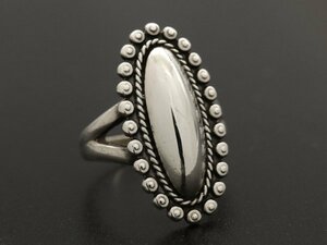 60s Vintage BELL TRADING POST серебряный производства Navajo серебряный купол кольцо индеец ювелирные изделия bell trailing кольцо 