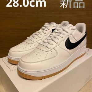 NIKE AIR FORCE 1 WHITE BLACK GUM