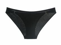 人類史上最も偉大な発明 三角パンティ 黒サイドリングゴム黒 Sサイズ 綿 コットン ショーツ Low Rise Cotton Bikini Panties_画像6