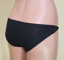 人類史上最も偉大な発明 三角パンティ 黒サイドリングゴム黒 Sサイズ 綿 コットン ショーツ Low Rise Cotton Bikini Panties_画像5