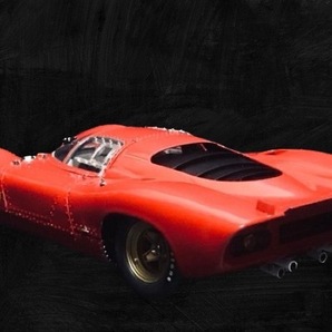 美品 箱付き 1/18 CMC フェラーリ 312P ベルリネッタ CMC 1/18 Ferrari 312P BERLINETTA スポーツ クーペ (1969) レッド M-096の画像2