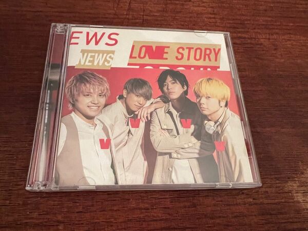 NEWS トップガン / LOVE STORY 初回限定盤　DVD付き