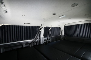 ユーアイビークル ハイエース 200系 遮光カーテン リアセット 5面 ワイド S-GL UI-vehicle