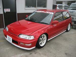 DEEPSRACING★シビックワンメイクレース20周年記念ハチマキウィンドーステッカーSTD赤★③検)EG2 EF8 CR-X EF9 EG6 EG9 EK4 EK9 シビック 