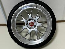 BBS LM-R 21インチ LM325 PCD120 5穴 9J+32 4本通し 245/35ZR21 YOKAHAMA ADVAN sportタイヤ付 美品 LS460 LS600h LS600hL等に 売り切り_画像9