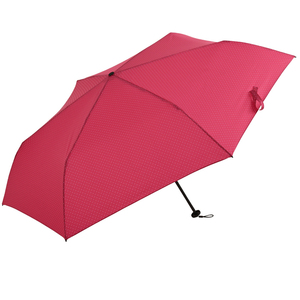 * rose pink * 1460. dot folding umbrella lady's light weight mail order stylish super light weight light compact smaller 55cm 55 centimeter child ki