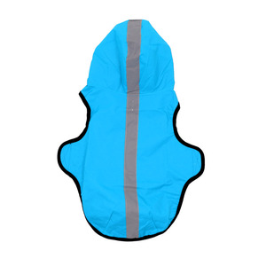 * blue * 3XL size pet raincoat mail order poncho raincoat poncho Kappa cat wear dog wear reflection tape attaching 