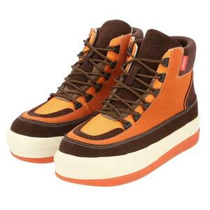 ☆ TYPE1.ORANGE ☆ Mサイズ（25.5～26.0） 厚底 スニーカー 通販 ブーツ ハイカットスニーカー ショートブーツ マウンテンブーツ メンズ