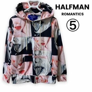 HALFMAN ハーフマン シップパーカー アインシュタイン ジップアップ