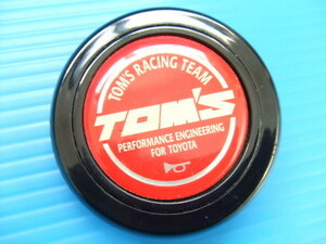  that time thing new goods Toyota TOM`S horn button old car Showa era Vintage TOYOTA TOMS high speed have lead hot rod horn switch red 