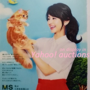 堀北真希◆MS&AD クリアファイル / 三井住友海上 MS agency 非売品