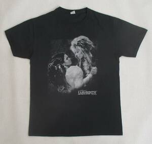 ラビリンス 魔王の迷宮　Labyrinth　デヴィッド・ボウイ　David Bowie　ジェニファー・コネリー　Jennifer Connelly　Tシャツ　メンズM