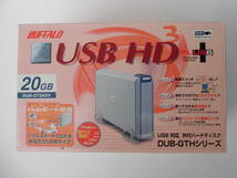 BUFFALO DUB-GTU20GB USB接続外付けハードディスク_画像1