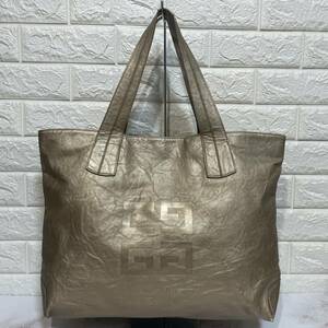 NO.1890 GIVENCHY　ジバンシー　ハンドバッグ　トートバッグ　レザー　本革　ビッグロゴ　A4収納可能