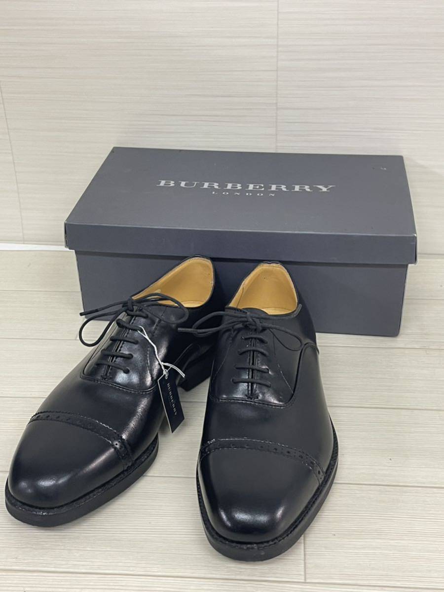 新品 未使用 美品 BURBERRY バーバリー レザー ビジネスシューズ 靴