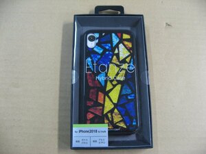 IO DATA(アイオーデータ) iPhone XR 6.1インチ用 ガラス+TPU+アルミ複合素材ケース 2層印刷 ステンドグラス（マルチ）BKS-IP18MTGGASMCMTGG