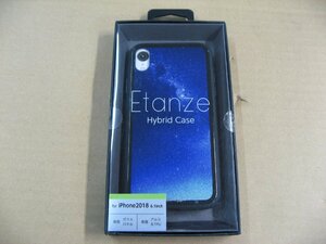 IO DATA(アイオーデータ) iPhone XR 6.1インチ用 ガラス+TPU+アルミ複合素材ケース ２層印刷 星空（ブルー） BKS-IP18MTGGANBU