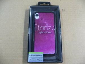 IO DATA(アイオーデータ) iPhone XR 6.1インチ用 ガラス+TPU+アルミ複合素材ケース 2層印刷 星空（ピンク） BKS-IP18MTGGANPN