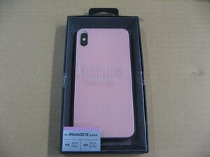 IO DATA(アイオーデータ) iPhone XS Max 6.5インチ用 ガラス+TPU+アルミ複合素材ケース ピンク BKS-IP18LTGGAPN