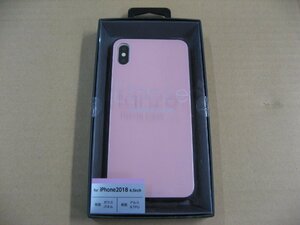 IO DATA(アイオーデータ) iPhone XS Max 6.5インチ用 ガラス+TPU+アルミ複合素材ケース ピンク BKS-IP18LTGGAPN