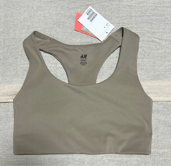 H&M SPORTS スポーツブラ スポブラ パッド無し ノンワイヤー