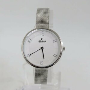 Ts758261 オバック 腕時計 V195LXCIMC レディース 白文字盤 クオーツ OBAKU 超美品