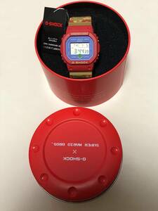 新品 プライスタグ付 CASIO G-SHOCK SUPER MARIO BROTHERS スーパーマリオブラザーズ DW-5600SMB-4JR