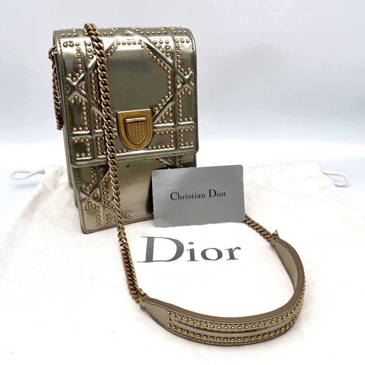 良品 Christian Dior クリスチャン ディオール チェーンショルダー