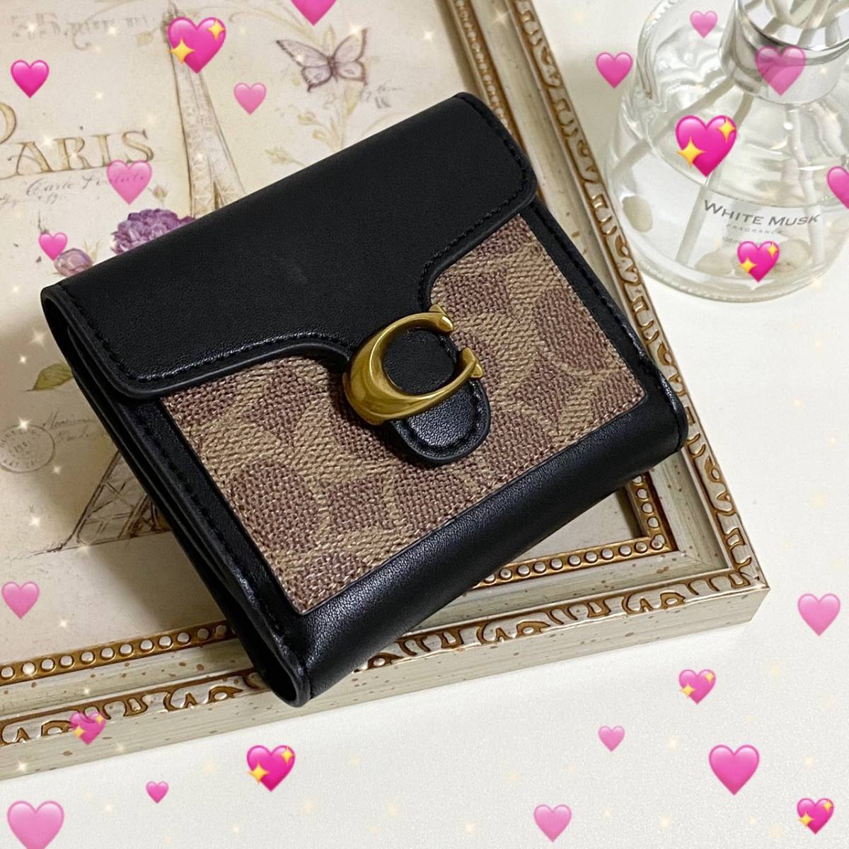 COACH 財布 ☆大人気☆ タビー スモール ウォレット ライト コーラル
