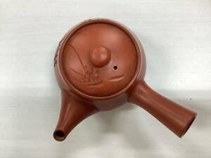 急須　茶器　茶道具　在銘　常滑焼　朱泥　深山？　洙山？　煎茶道具　C178