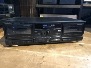 動作OK Technics RS-TR575 ステレオ カセットデッキ テクニクス 80's 90's レトロ