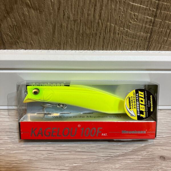 メガバス (Megabass) KAGELOU (カゲロウ) 100F 人気カラー ドチャート 新品未使用