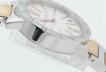 ♪BVLGARI　ブルガリ　ブルガリ　ＢＢＬ３３ＷＳＳＰＧＤ　ピンクゴールド　コンビ　正規品　本体のみ　Ａ38615_画像8