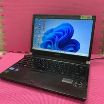 管理番号 TL- 20 ノートPC TOSHIBA PR731CAAN2BA51 core i5 メモリ4GB HDD320GB Windows11搭載　Windows10に変更可　激安_画像1