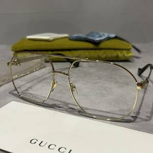 新古品・未使用品 GUCCI グッチ GG1091O 001 日本製 サングラス メガネ 眼鏡 メンズ レディース