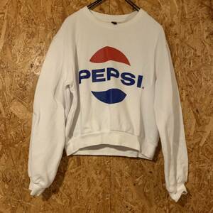 未使用　H&M エイチアンドエム　ペプシプリント　PEPSI 裏起毛　スウェット　1239