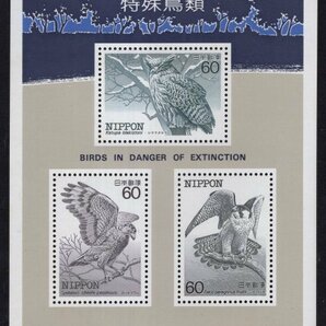 記念切手 1984年 特殊鳥類 小型シート 未使用 ２の画像1