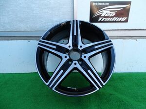 L0867vc ベンツ純正 SLC R172 AMG 18インチ 5スポーク アルミホイール A1724013402 7.5Jx18ET42 1本 フロントアクスル用 (346)