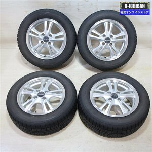 175/65R14 デミオ ｂB パッソ 等 ユーロスピード 5.5-14+38 4H100 トーヨー ガリット G5 14インチ スタッドレス 4本セット 009k