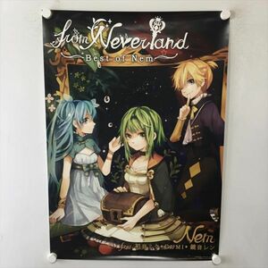 A61235 ◆初音ミク　from Neverland B2サイズ ポスター 送料350円 ★5点以上同梱で送料無料★