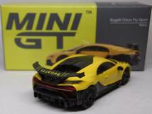 MINI GT★ブガッティ シロン ピュールスポーツ イエロー MGT00428-L Bugatti Chiron Pur Sports Yellow 1/64 TSM_画像2