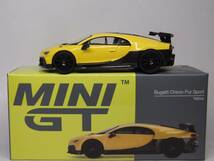 MINI GT★ブガッティ シロン ピュールスポーツ イエロー MGT00428-L Bugatti Chiron Pur Sports Yellow 1/64 TSM_画像3
