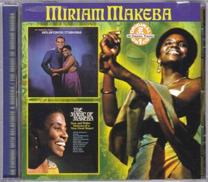 *MIRIAM MAKEBA( Miriam *makeba)/An Evening With Harry Belafonte~&The Magic Of Miriam Makeba[65 year &66 year. large name record 2in1]* records out of production 
